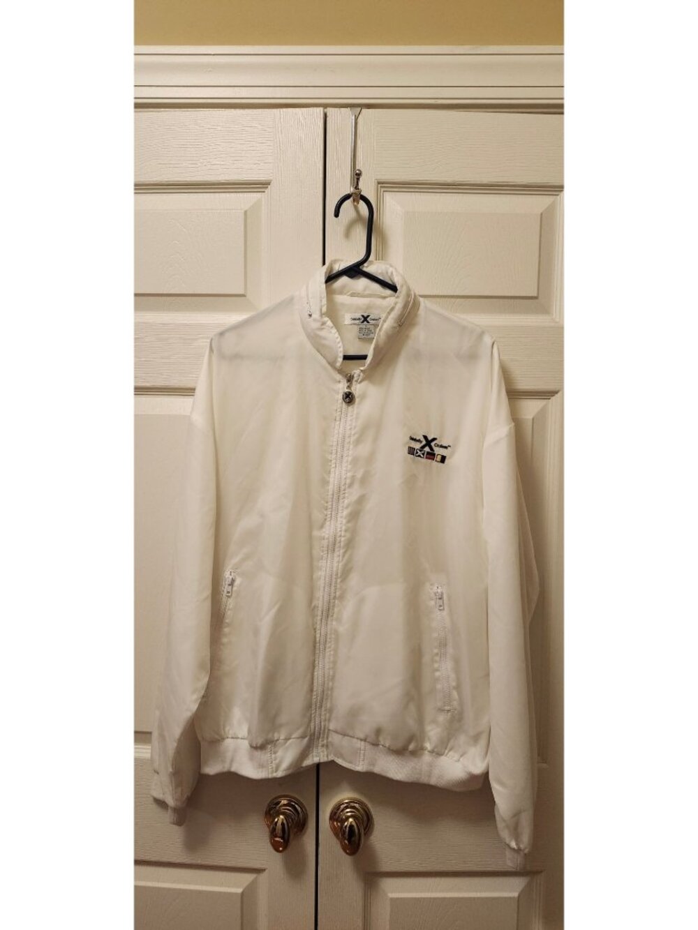 Women White Celebrity Cruises Cruise Line Hooded Windbreaker Jacket Size L